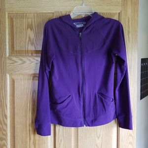 Zip up hooded jacket